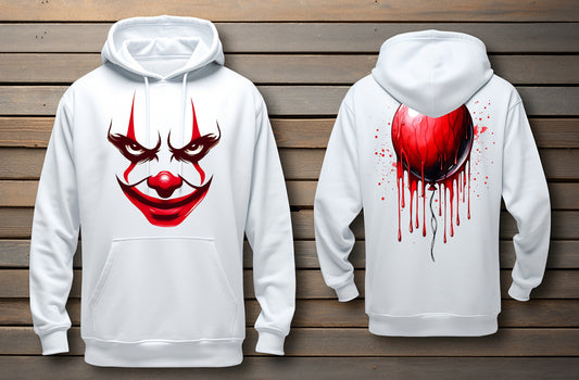 Evil Clown Hoodie Inspired By "IT"