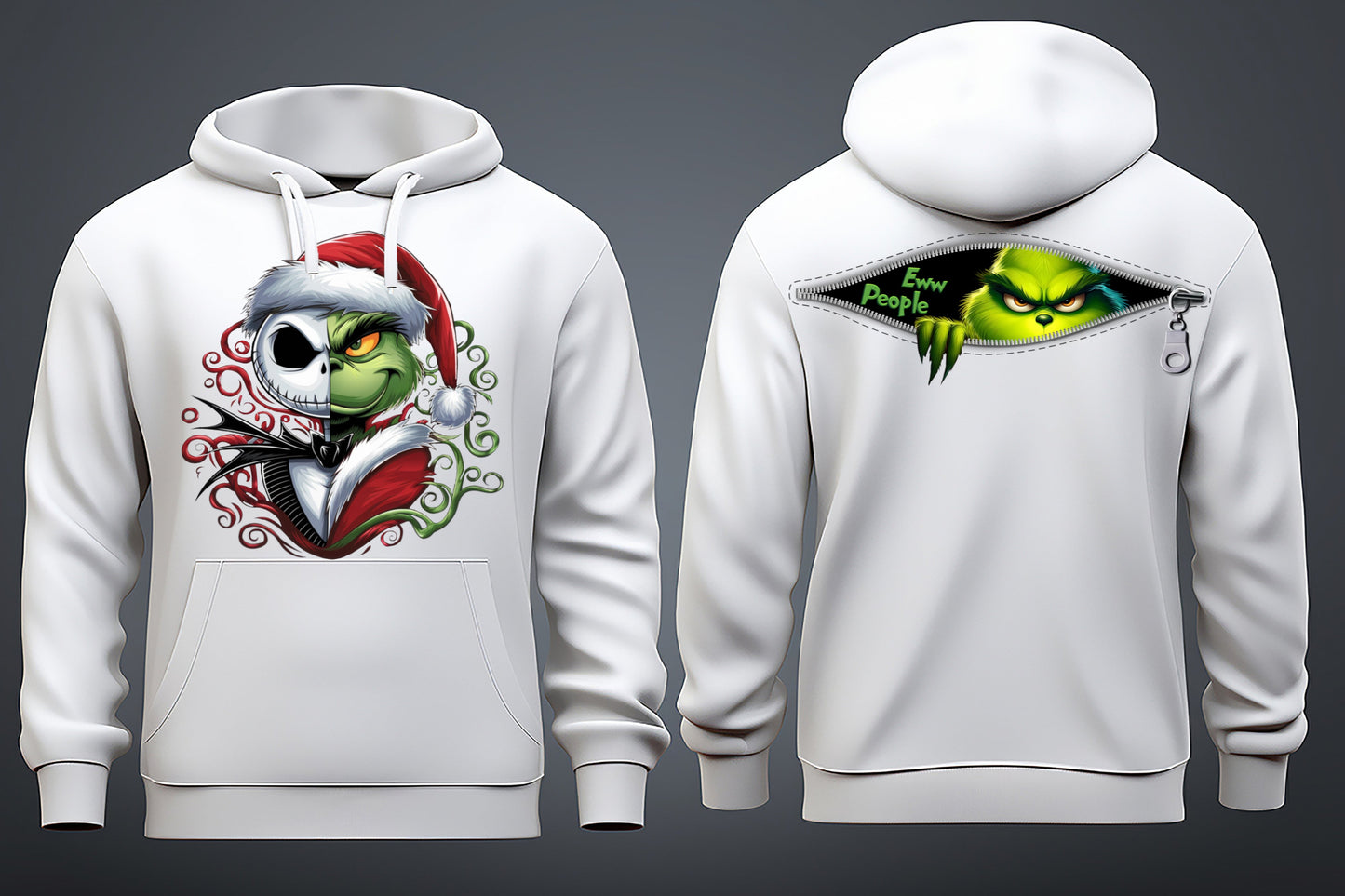 Green Nightmare Hoodie Double Sided Unisex Hoodies