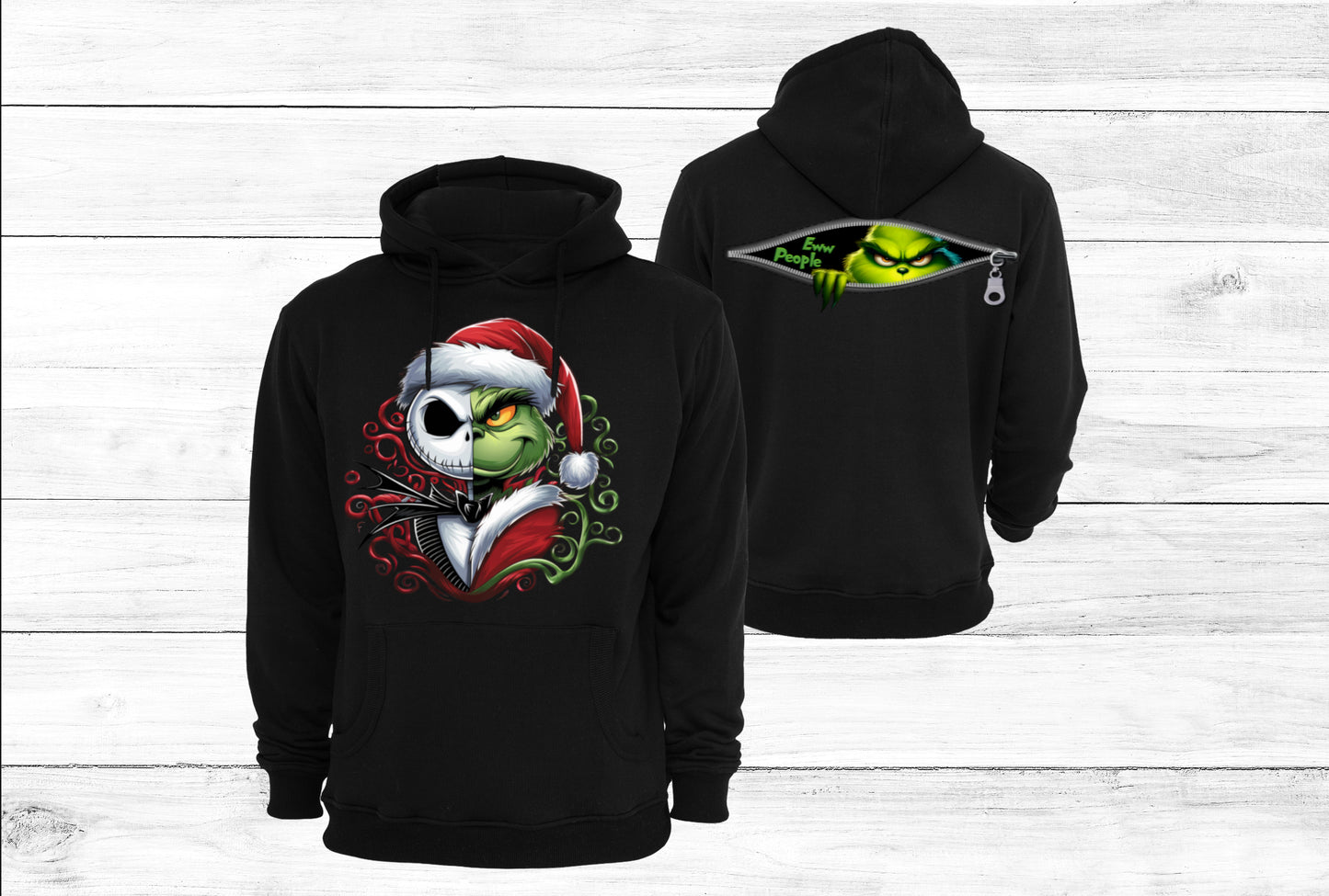 Green Nightmare Hoodie Double Sided Unisex Hoodies