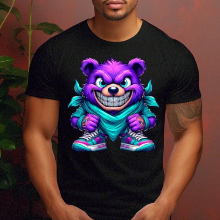 Savage Colorful Monster Drip Tee