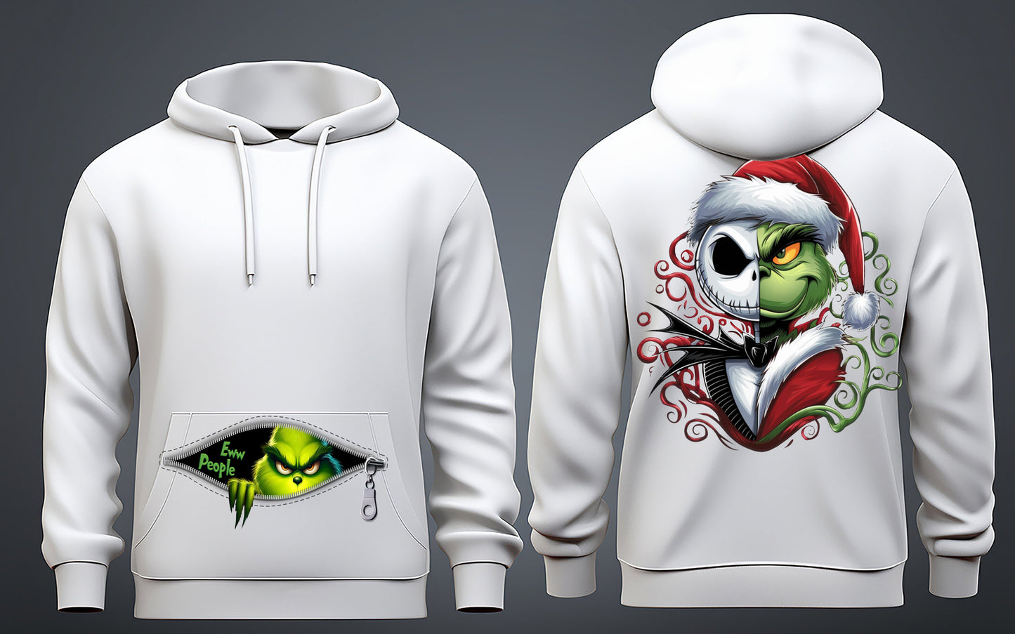 Green Nightmare Hoodie Double Sided Unisex Hoodie