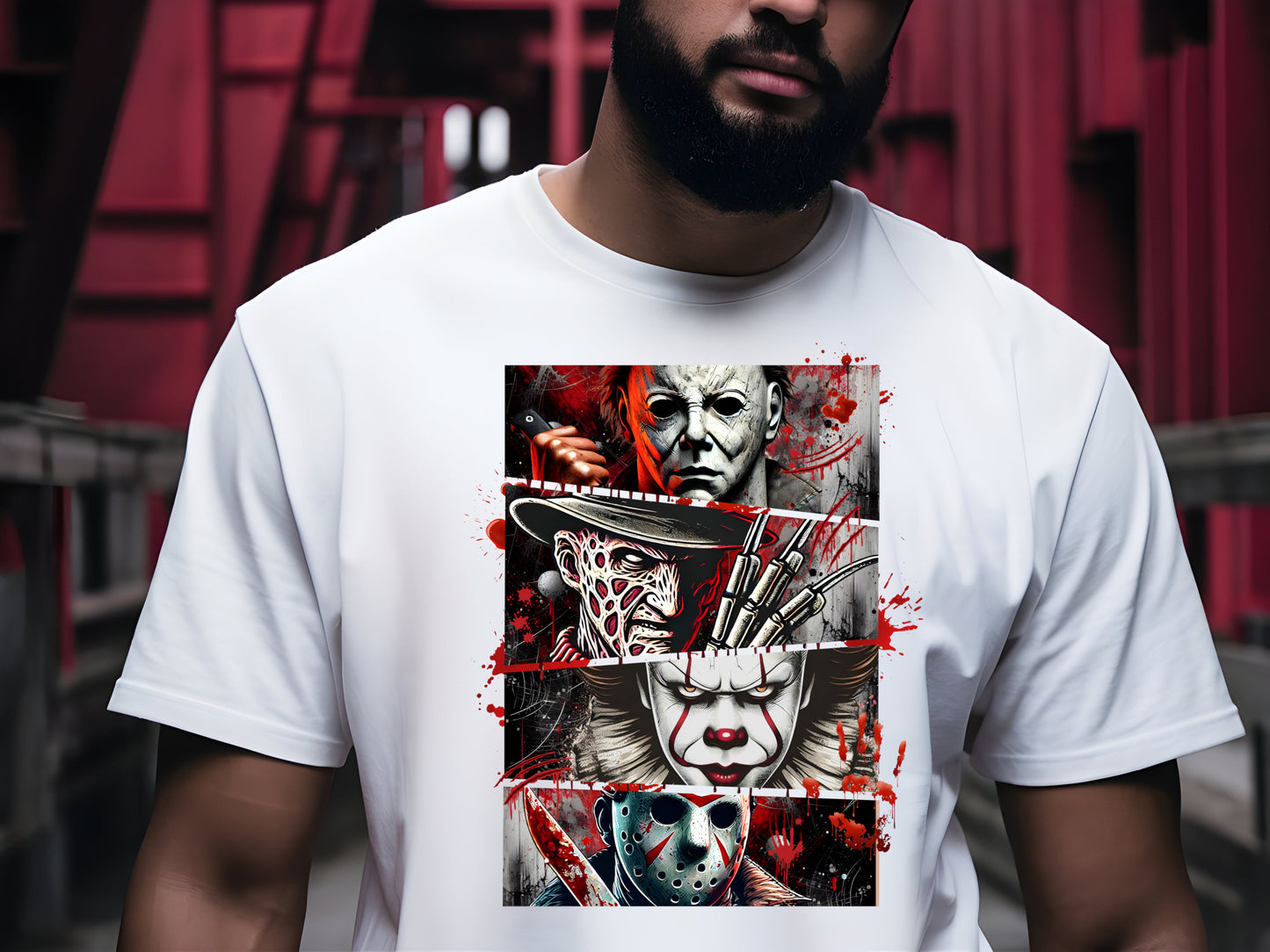 Halloween Shirt Inspired By Your Favorite Halloween Movie Characters Men's T-Shirt
