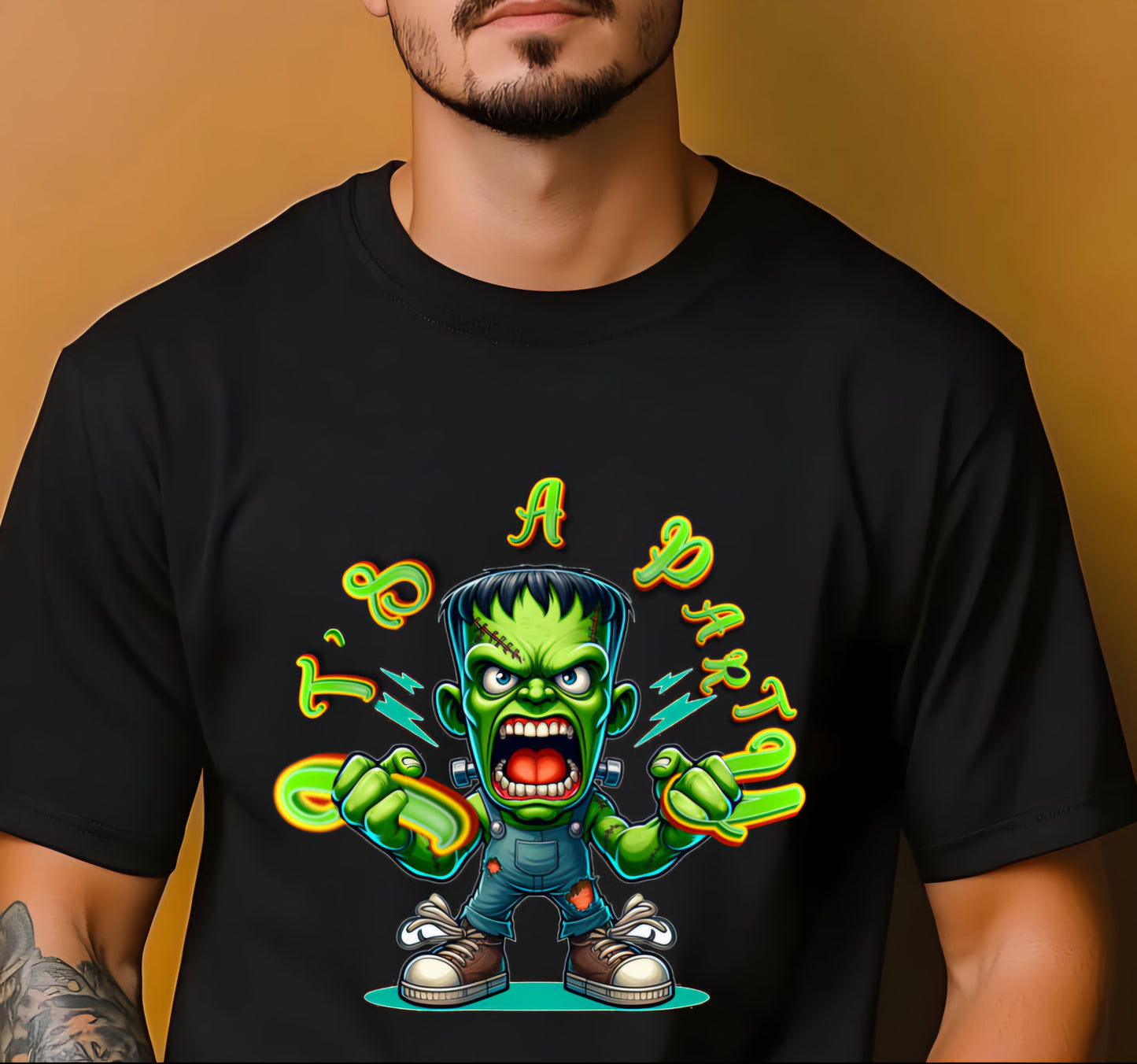 Frankenstein Monster It's A Party T-Shirt